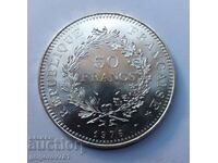 50 Francs Silver France 1976 - Silver Coin #22