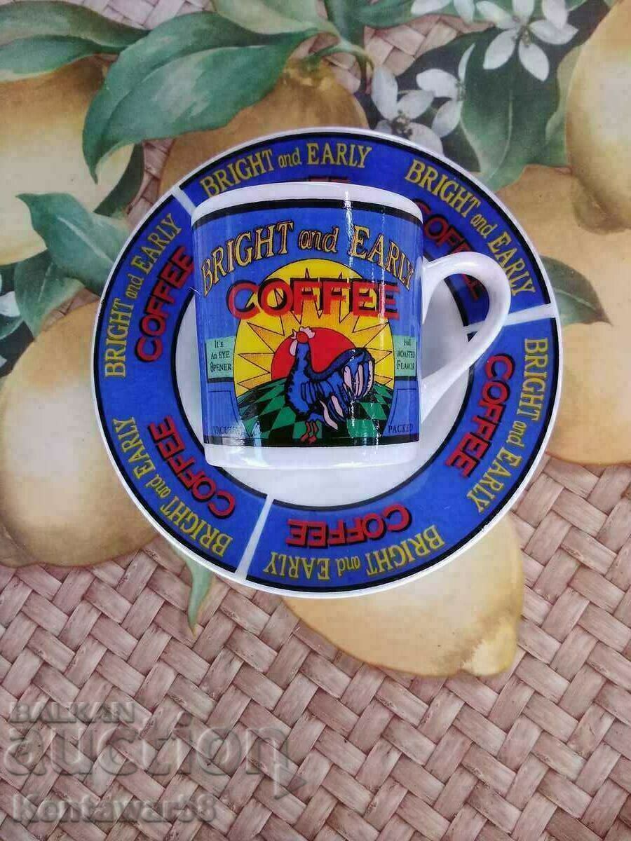 Porcelain coffee set. with price 4.00 BGN | € 2.05