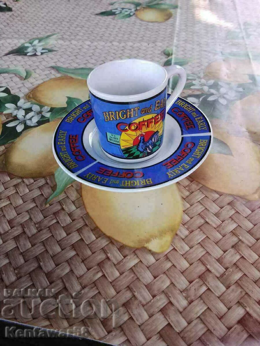 Porcelain coffee set.