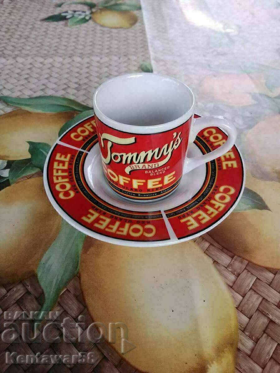 Porcelain coffee set. Porcelain coffee set.