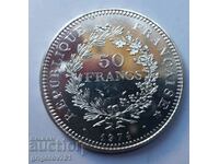 50 франка сребро Франция 1974 - сребърна монета #24