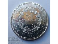 50 Francs Silver France 1974 - Silver Coin #32