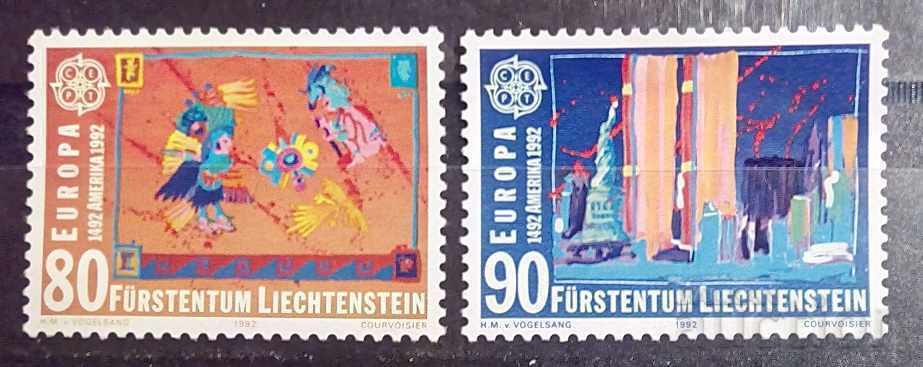 Лихтенщайн 1992 Европа CEPT MNH