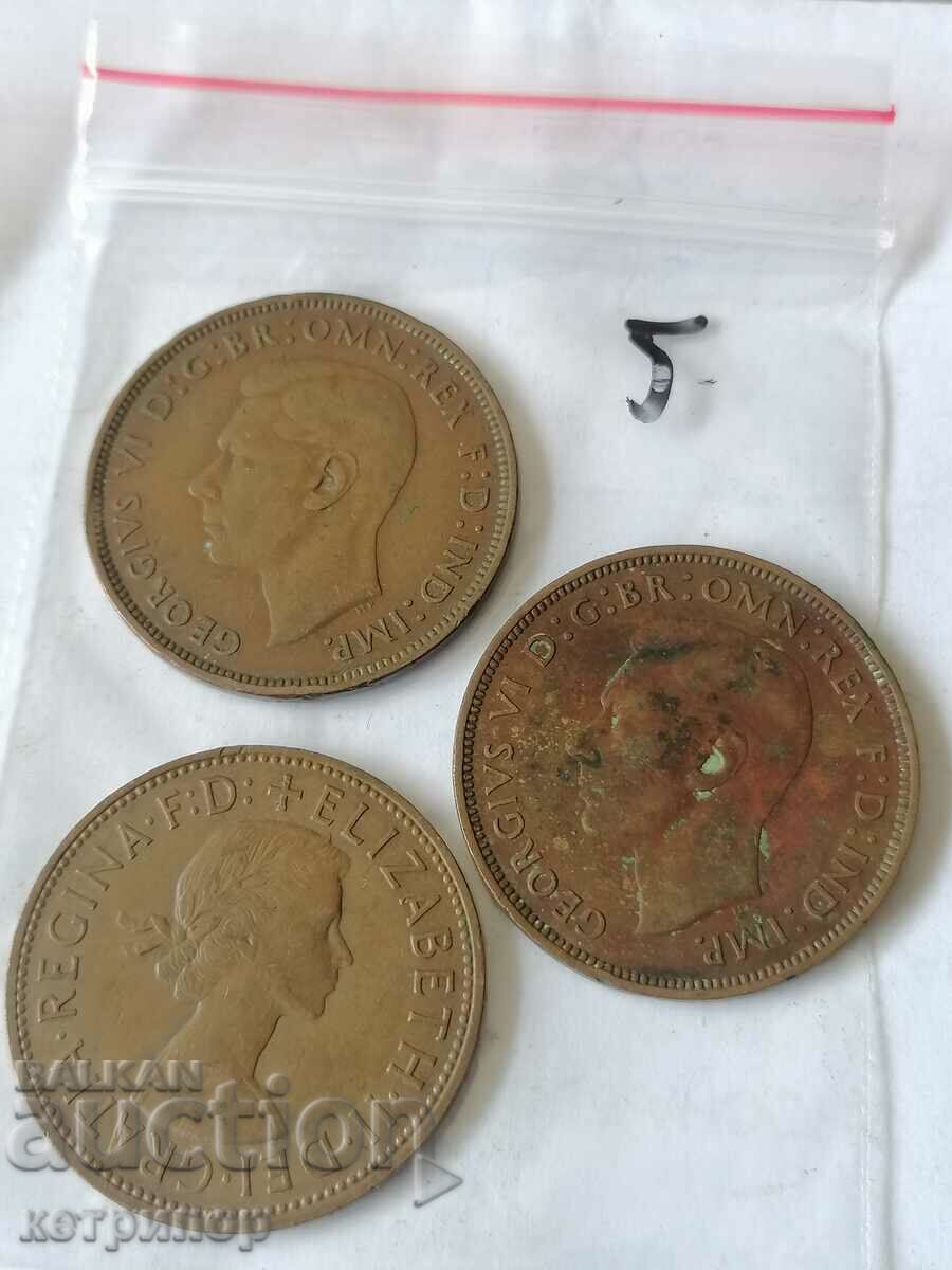 Lot 1 penny Great Britain copper various years with price 4.00 BGN | € 2.05