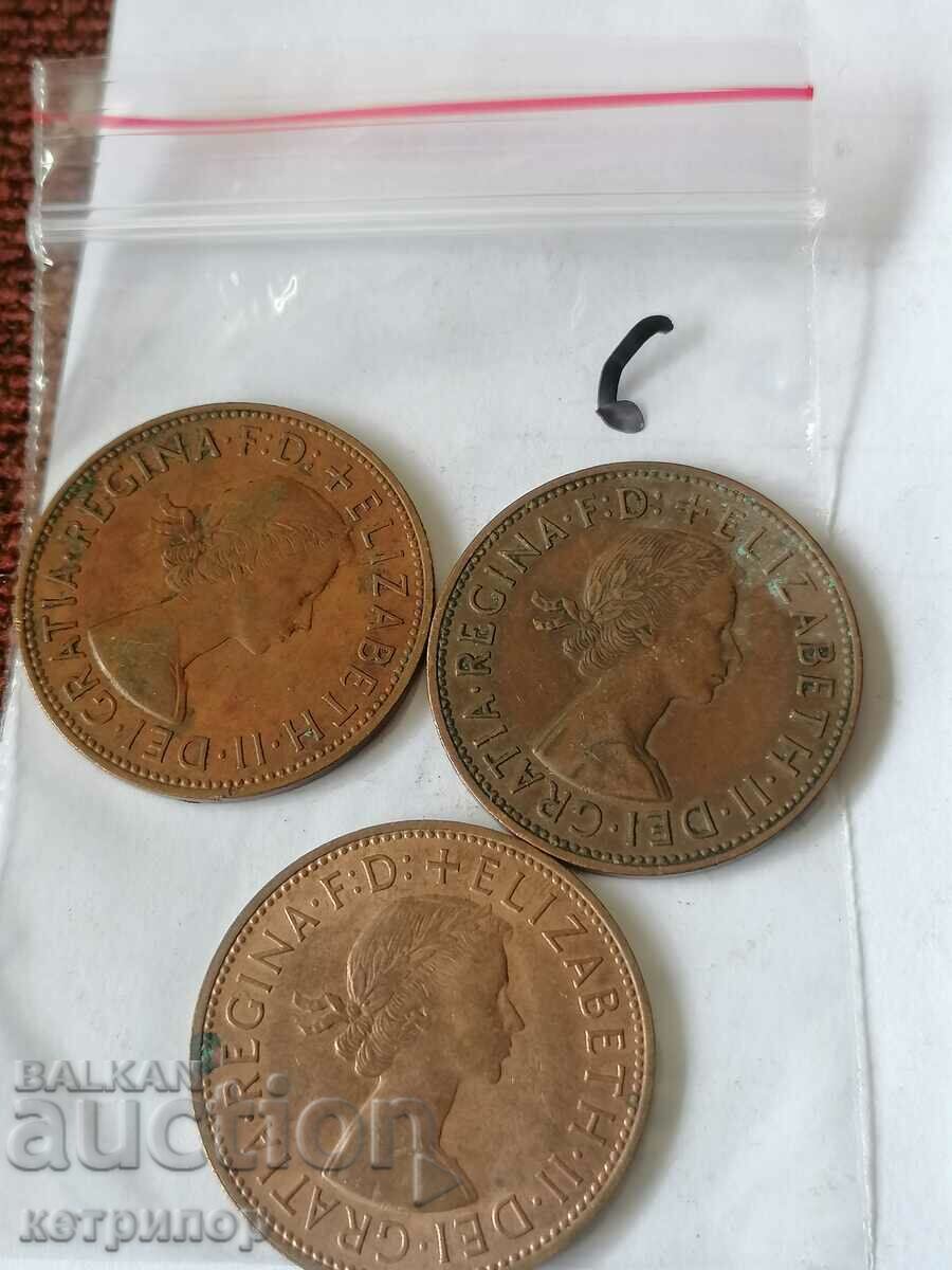 Παρτίδα 1 δεκάρα Μεγάλη Βρετανία χαλκός διάφορες χρονιές με τιμή 4.00 BGN | € 2.05 Παρτίδα 1 δεκάρα Μεγάλη Βρετανία χαλκός διάφορες χρονιές με τιμή 4.00 BGN | € 2.05