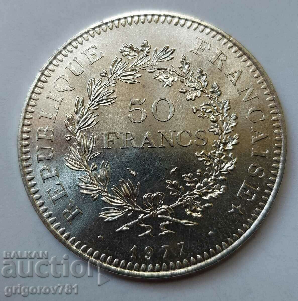 50 Franci Argint Franta 1977 - Moneda de argint #36