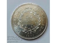 50 Francs Silver France 1977 - Silver Coin #37