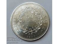 Ασήμι 50 φράγκων Γαλλία 1977 - Ασημένιο νόμισμα #39