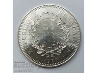 50 франка сребро Франция 1977 - сребърна монета #46