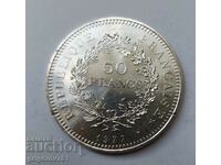 50 франка сребро Франция 1977 - сребърна монета #48