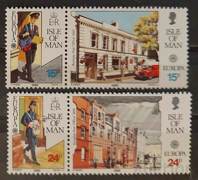 Insula Man 1990 Europa CEPT Clădiri MNH