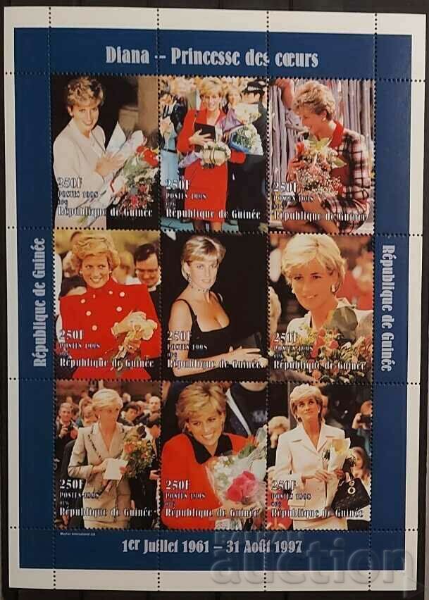 Guinea 1998 Personalities/Lady Diana Block €15 MNH
