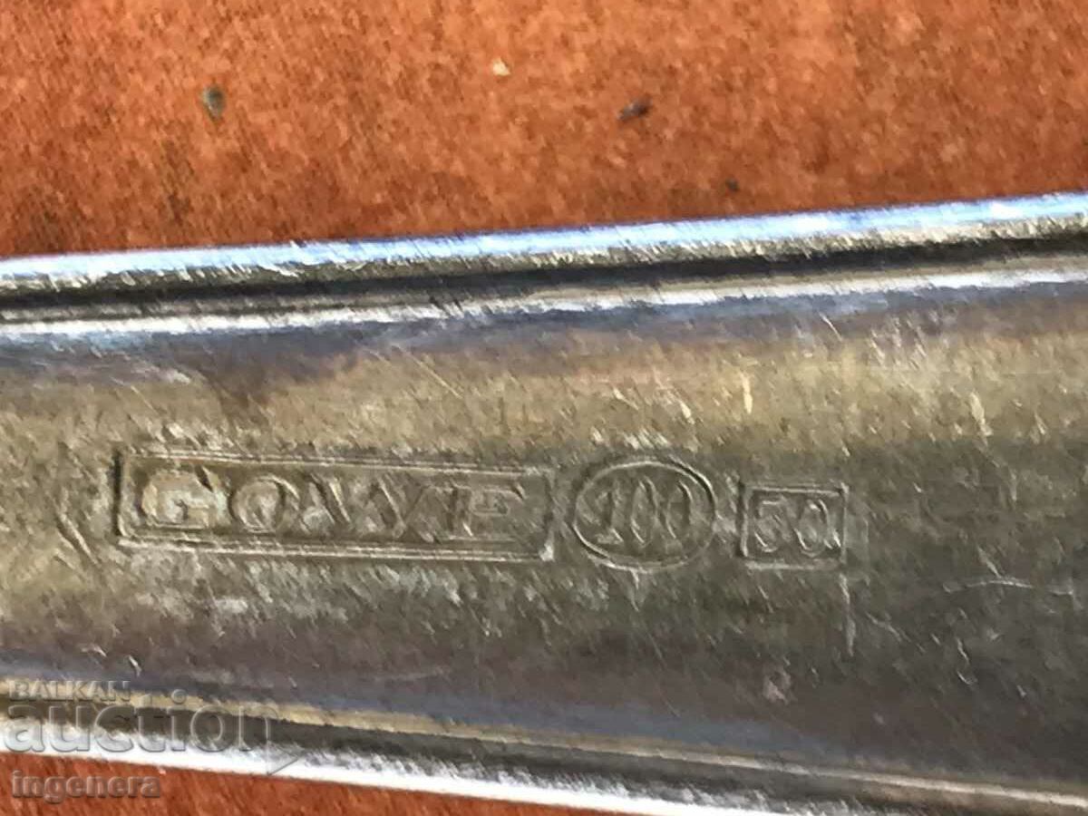 Delivery of SPOON DEEP SILVER PLATED ANTIQUE MARKING-GOWE 100 50 Delivery of SPOON DEEP SILVER PLATED ANTIQUE MARKING-GOWE 100 50