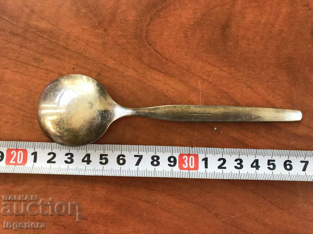 SPOON DEEP SILVER PLATED ANTIQUE-AUERHAHN-90 MICRON-GERMA - 5