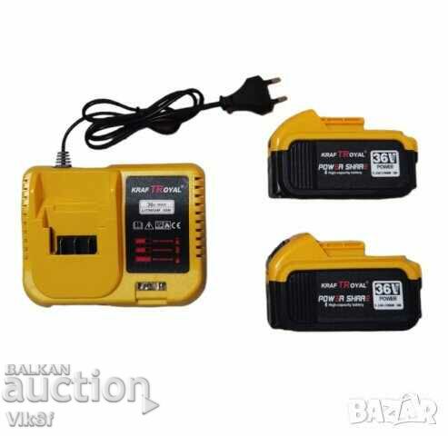 Ασύρματο παλινδρομικό πριόνι KRAFTWORLD 36V 8.0Ah 2 μπαταρίες με τιμή 128.50 BGN | € 65.70 Ασύρματο παλινδρομικό πριόνι KRAFTWORLD 36V 8.0Ah 2 μπαταρίες με τιμή 128.50 BGN | € 65.70