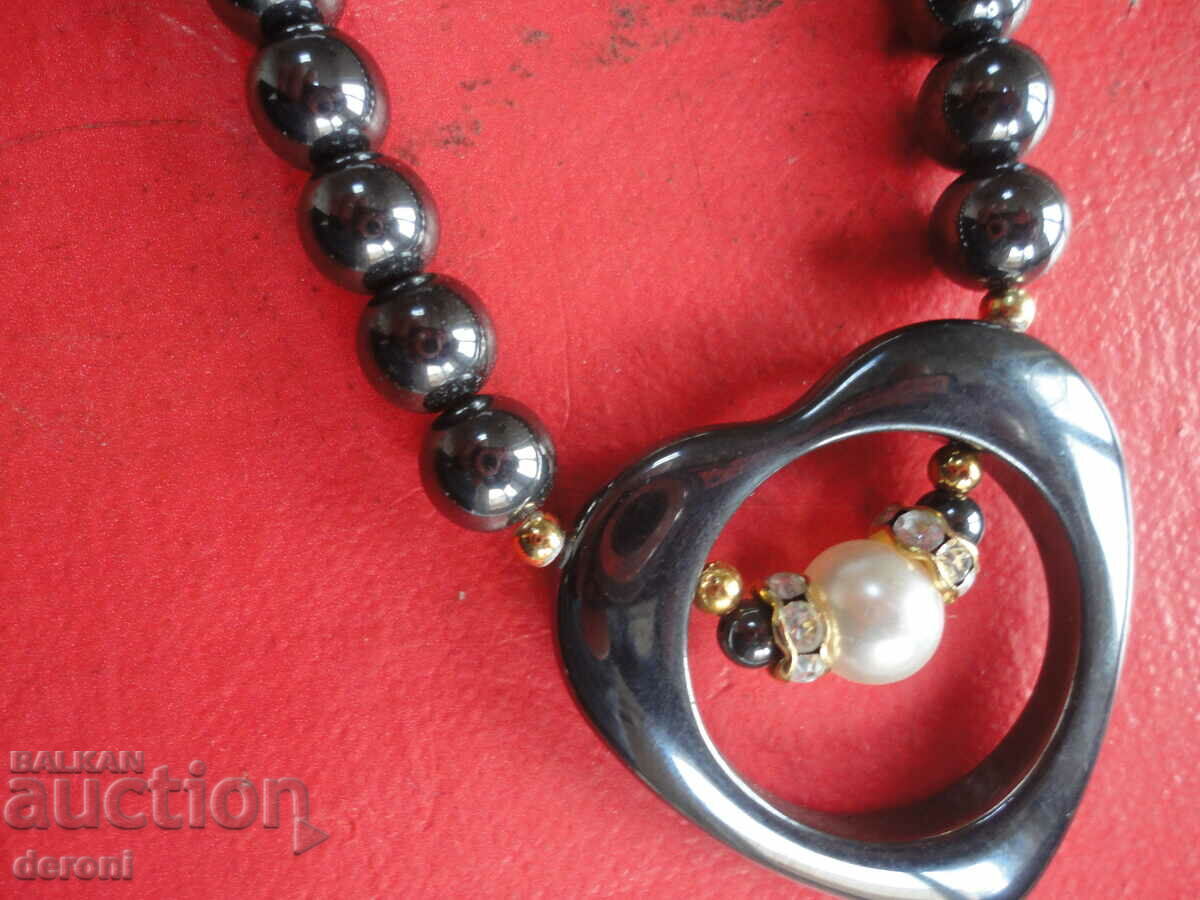 Υπέροχο κολιέ τσόκερ από αιματίτη - 5 Υπέροχο κολιέ τσόκερ από αιματίτη - 5