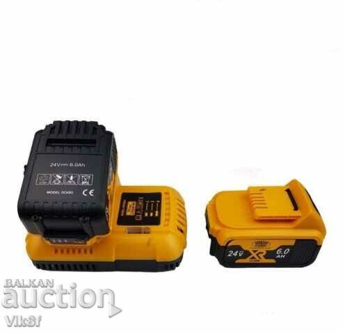 Cordless perforator 24V 6 Ah, 2 Vermark Starke batteries with price 179.50 BGN | € 91.78