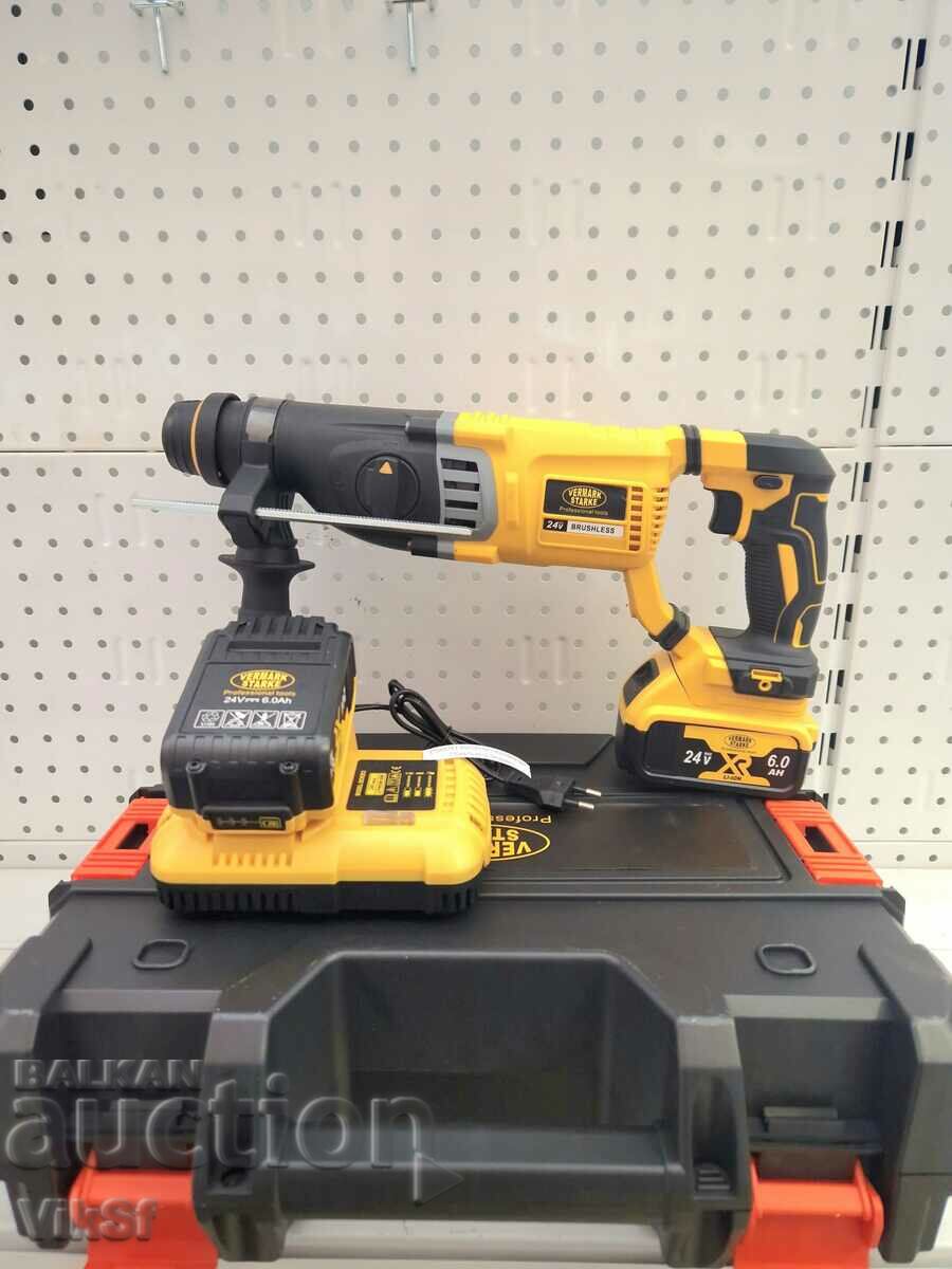 Delivery of Cordless perforator 24V 6 Ah, 2 Vermark Starke batteries
