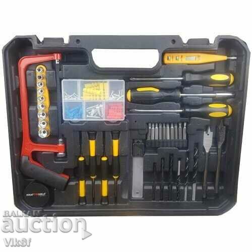 Δημοπρασία Κατσαβίδι μπαταρίας 36V + 111 εξαρτήματα με εργαλεία σε θήκη Δημοπρασία Κατσαβίδι μπαταρίας 36V + 111 εξαρτήματα με εργαλεία σε θήκη