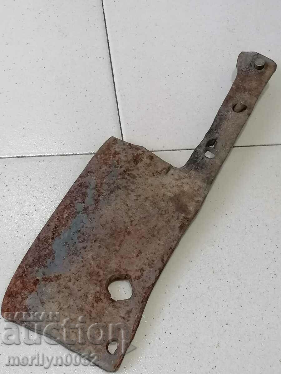 Old forged saber, ax, pole, knife, machete - 6 Old forged saber, ax, pole, knife, machete - 6