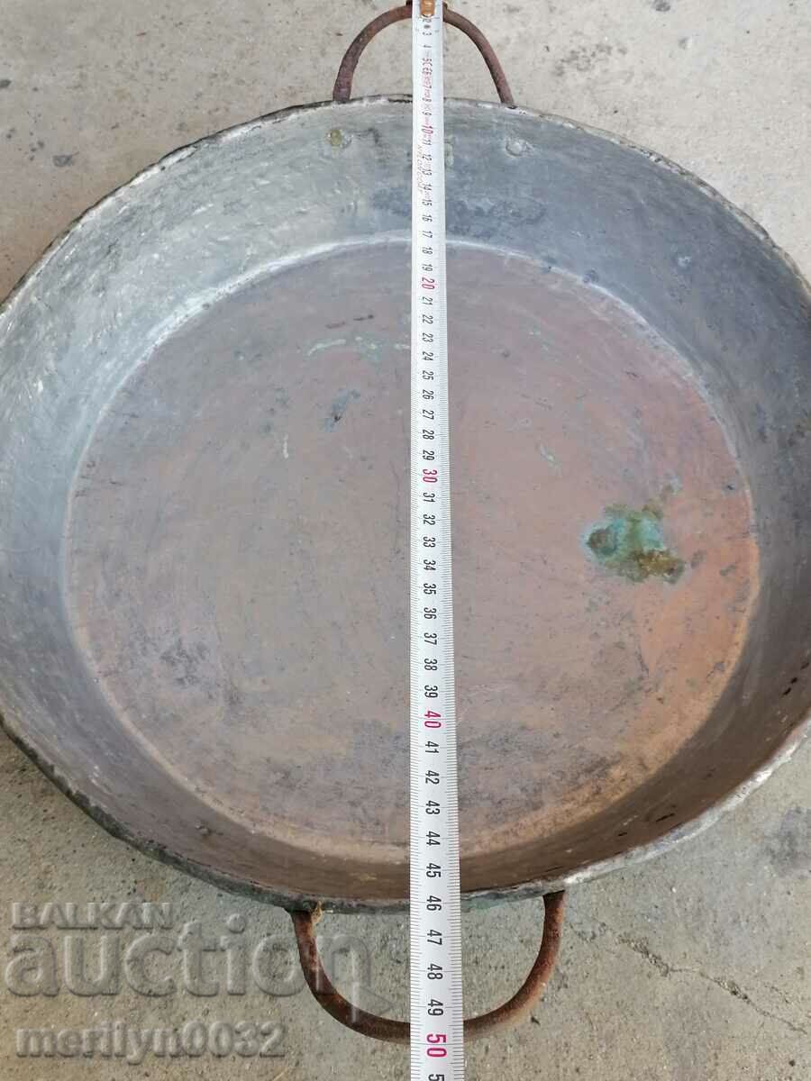 Auction Old copper tray, sahane, baker, tray, tray Auction Old copper tray, sahane, baker, tray, tray