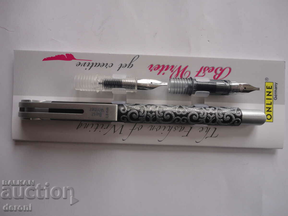 Auction  Great German pen calligraphy set in box