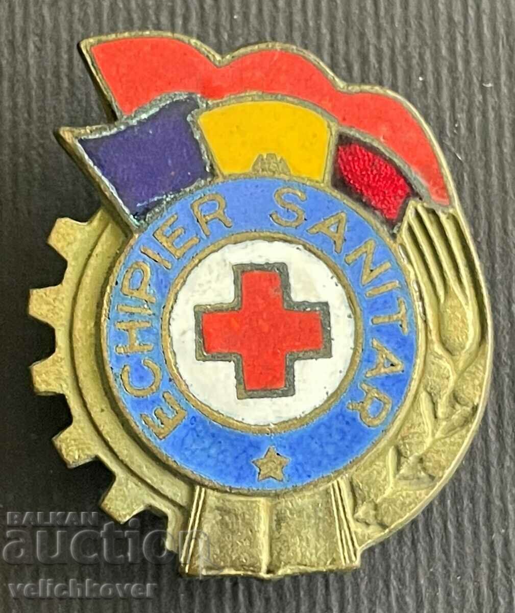 34593 Romania sign Excellent paramedic Romanian Red Cross