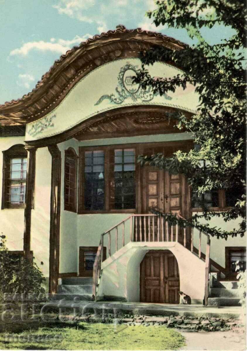 Old postcard - Koprivshtitsa, Lutova house A-48