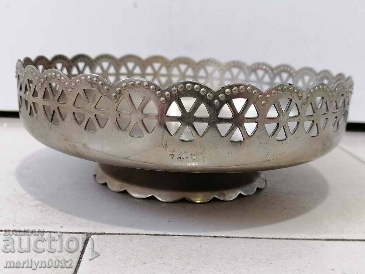 Auction Metal pot bonbonniera USSR sugar bowl Auction Metal pot bonbonniera USSR sugar bowl