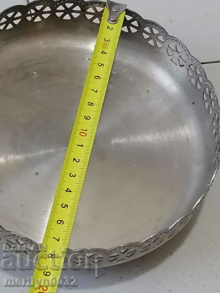 Metal pot bonbonniera USSR sugar bowl - 7 Metal pot bonbonniera USSR sugar bowl - 7