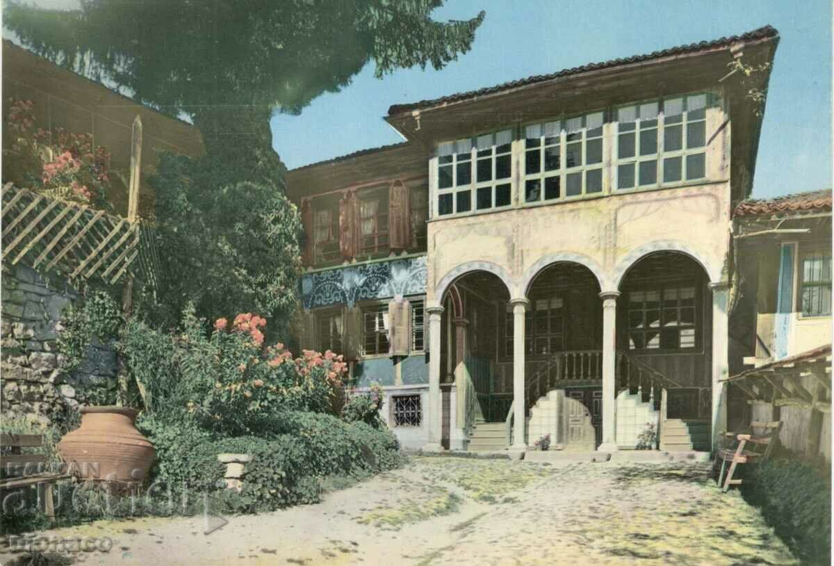 Old postcard - Koprivshtitsa, Oslekova house A-4