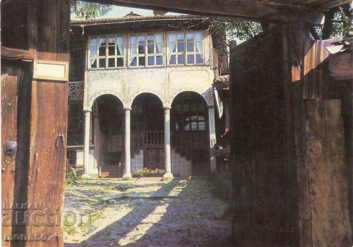 Old postcard - Koprivshtitsa, Oslekova house