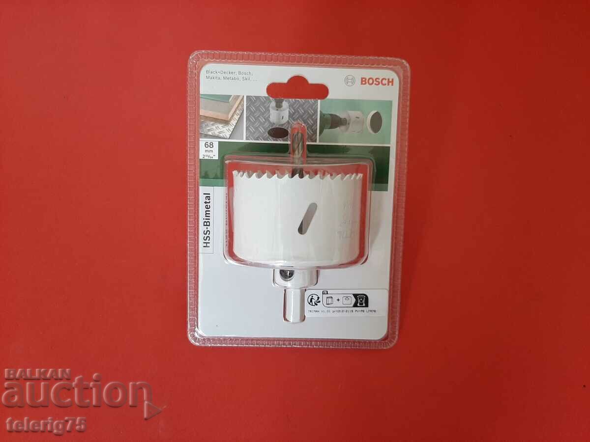 German Bi-Metal Drill bit 'Bosch'-Ф68mm-metal, wood, plastic German Bi-Metal Drill bit 'Bosch'-Ф68mm-metal, wood, plastic