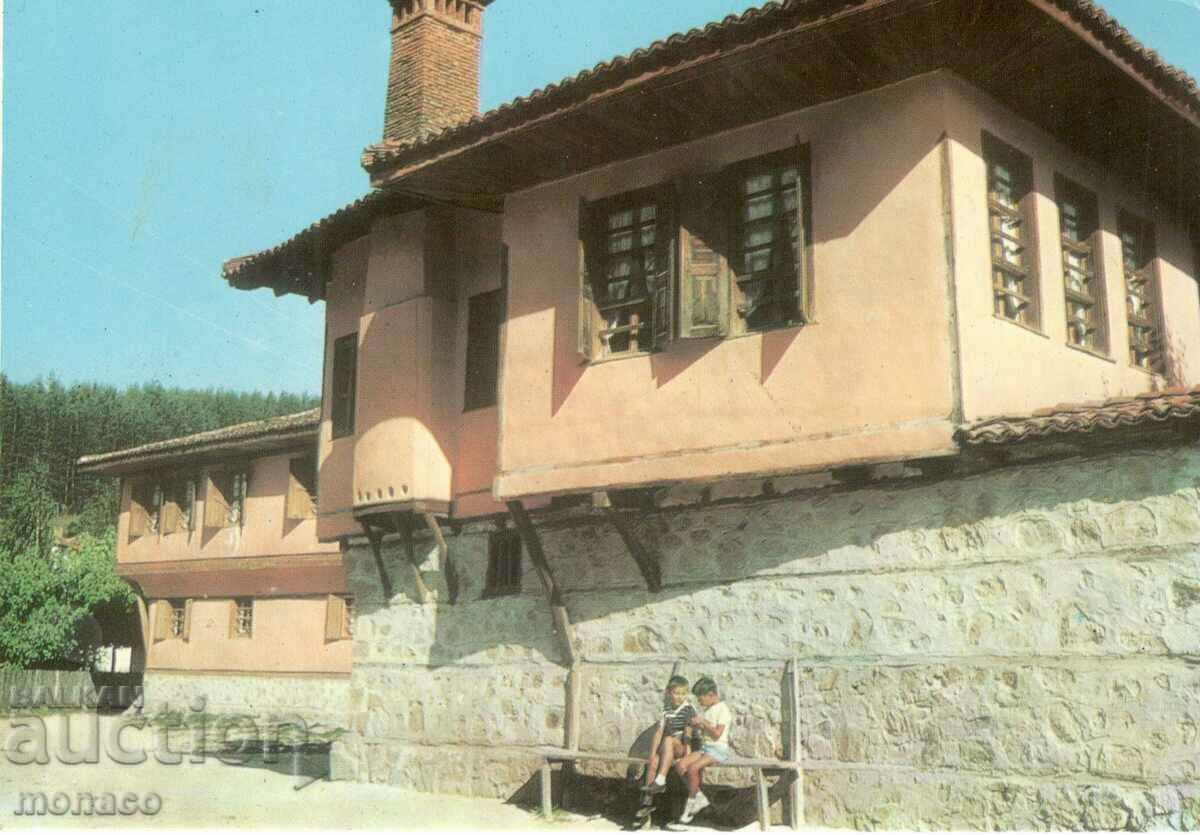 Παλιά καρτ-ποστάλ - Koprivshtitsa, το σπίτι του Λ. Καραβάλοφ