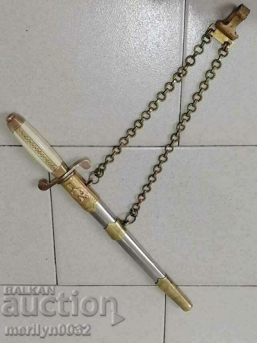 Licitație All-armata ofițer de pumnal, cutit pumnal cu teaca