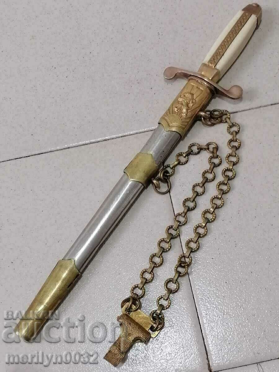 Livrarea All-armata ofițer de pumnal, cutit pumnal cu teaca