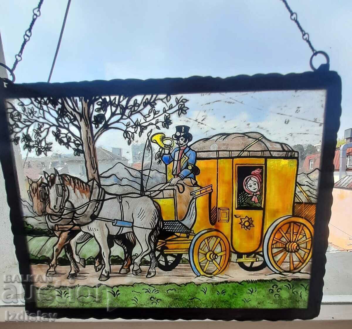 Delivery of Decorative stained glass