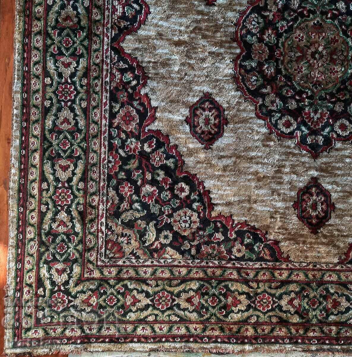 Auction Vintage plush tablecloth or wall covering Auction Vintage plush tablecloth or wall covering