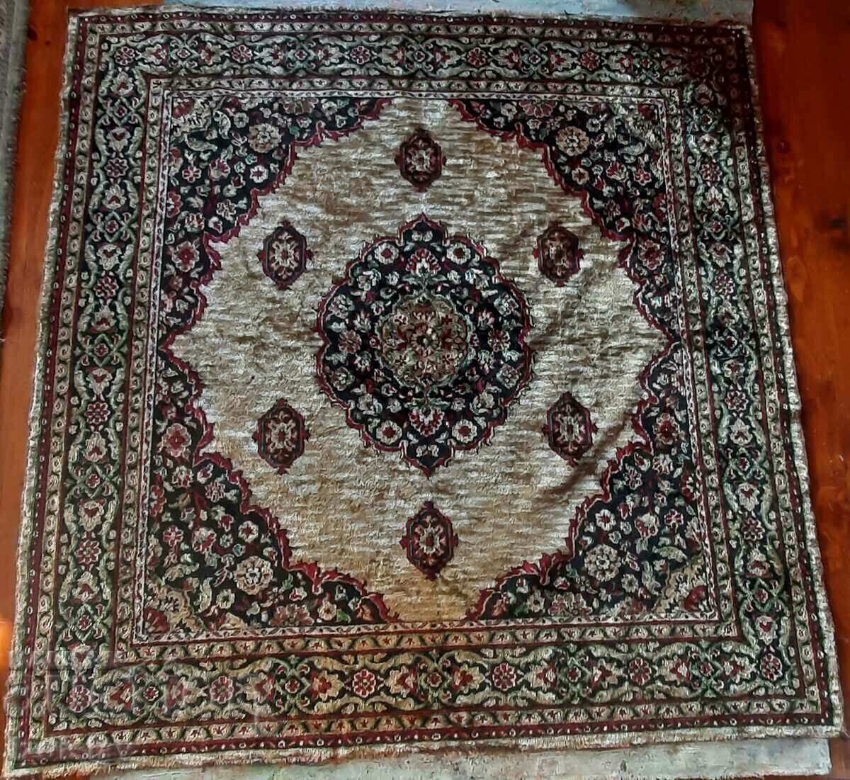 Vintage plush tablecloth or wall covering