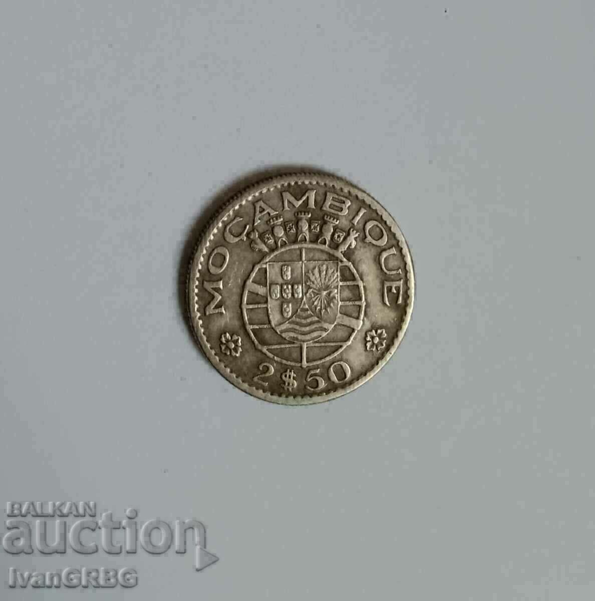 2.5 escudos Mozambique 1965 (Portuguese colony) 2.5 escudos Mozambique 1965 (Portuguese colony)