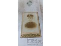 Photo Young man in military uniform Cardboard