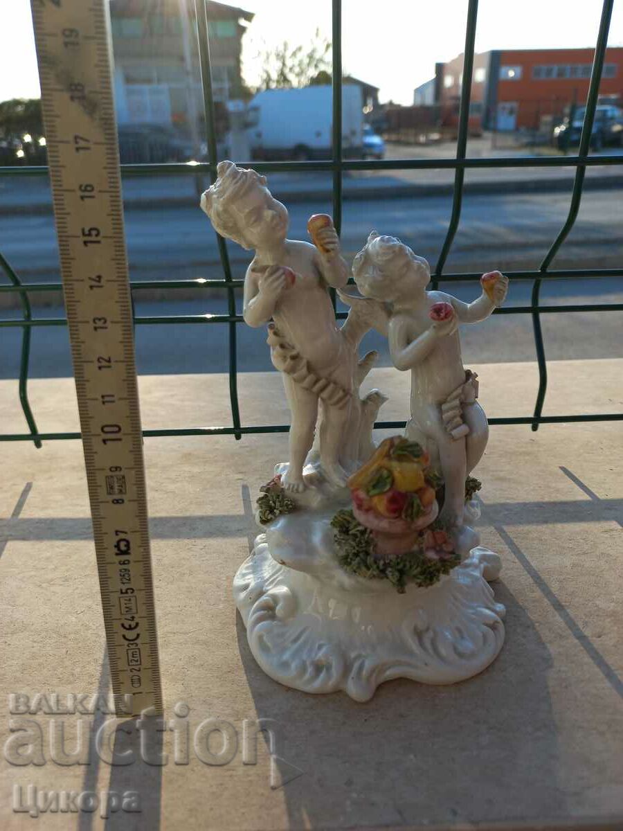 PORCELAIN FIGURE STATUETTE ANGEL BASSANO BASSANO with price 120.00 BGN | € 61.36 PORCELAIN FIGURE STATUETTE ANGEL BASSANO BASSANO with price 120.00 BGN | € 61.36