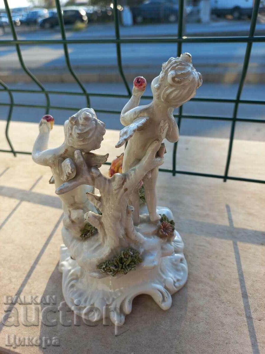 Delivery of PORCELAIN FIGURE STATUETTE ANGEL BASSANO BASSANO Delivery of PORCELAIN FIGURE STATUETTE ANGEL BASSANO BASSANO