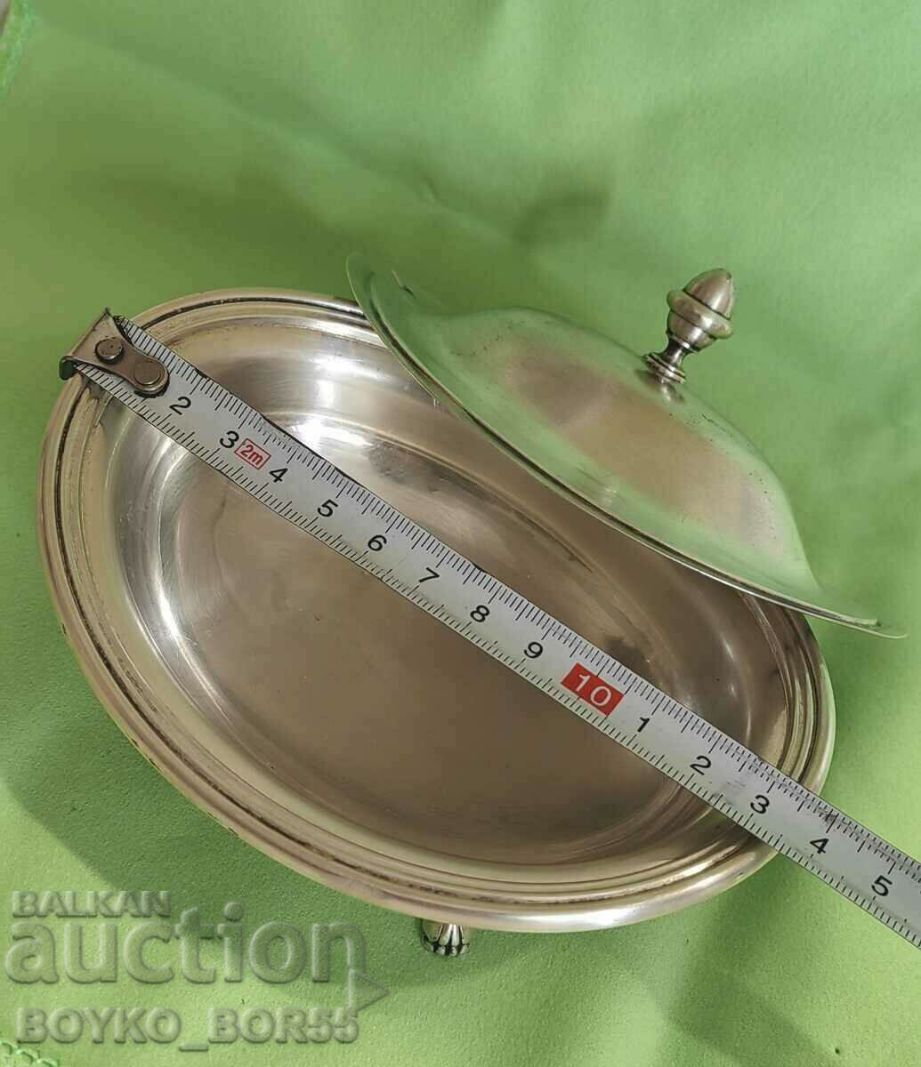 Fine Antique Silver Italian Aristocratic Dish - 5 Fine Antique Silver Italian Aristocratic Dish - 5