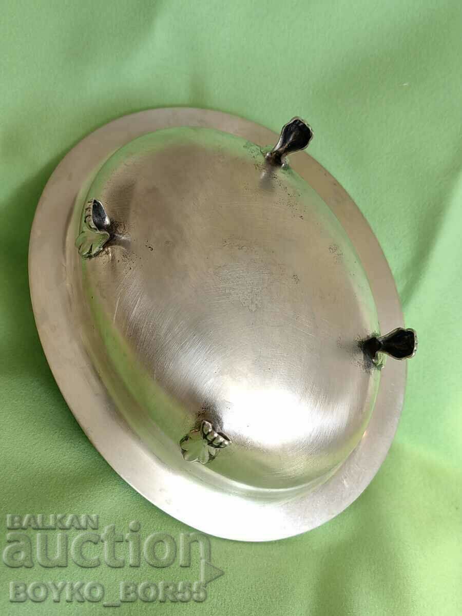 Fine Antique Silver Italian Aristocratic Dish - 6 Fine Antique Silver Italian Aristocratic Dish - 6