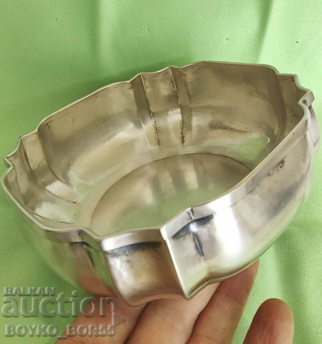 Fine Antique Silver Italian Aristocratic Dish - 6 Fine Antique Silver Italian Aristocratic Dish - 6