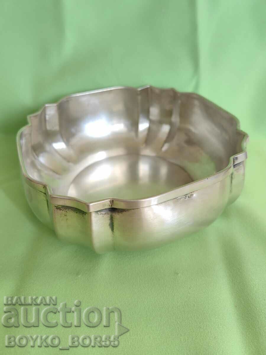 Fine Antique Silver Italian Aristocratic Dish Fine Antique Silver Italian Aristocratic Dish