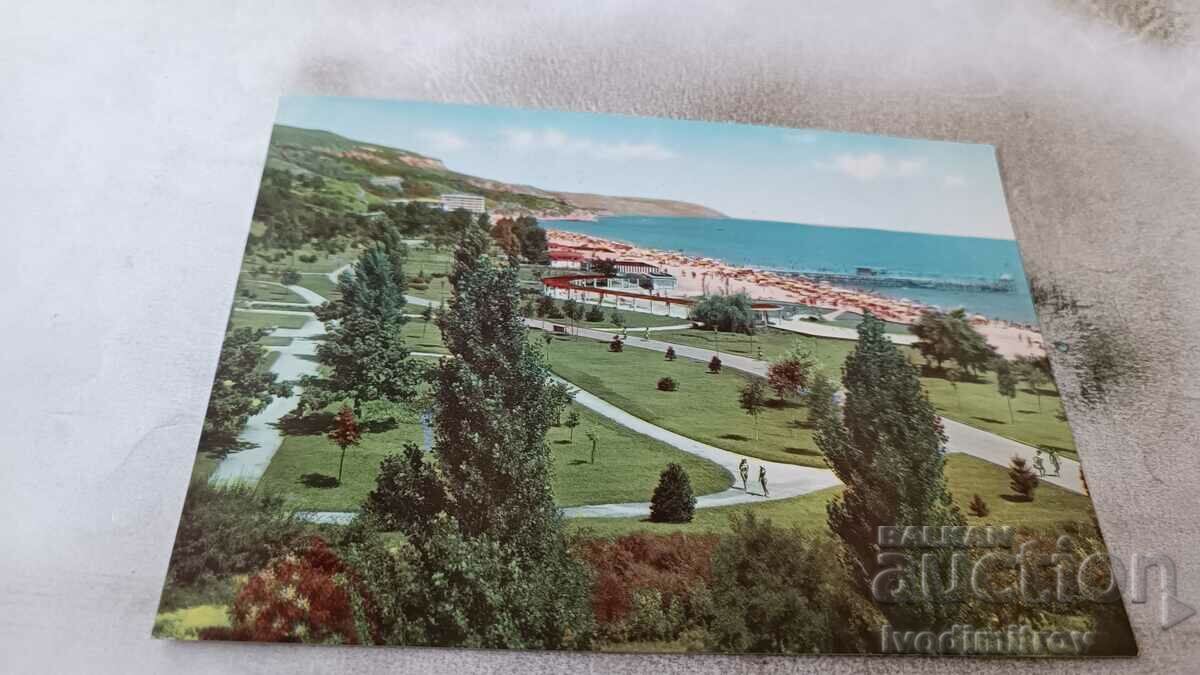 Postcard Golden Sands General view 1962
