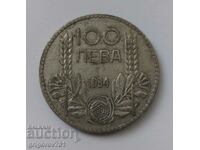 100 leva silver Bulgaria 1934 - silver coin #39