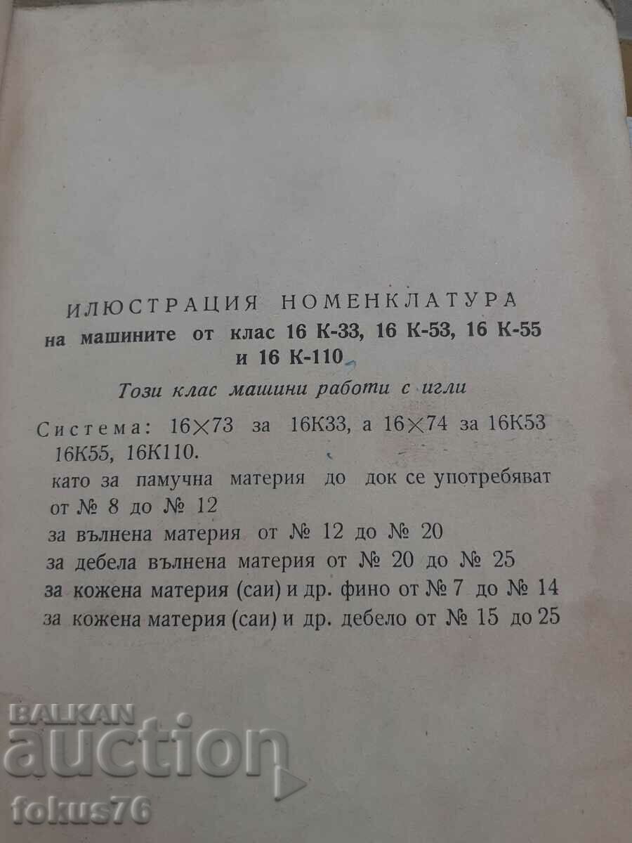 Auction  Catalog and nomenclature for spare parts for sewing machines